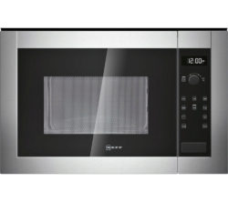 NEFF H12WE60N0G Built-in Solo Microwave - Stainless Steel